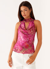 Clovah Top - Lavender Lagoon