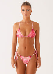 Calista Bikini Top - Flamingo Fling