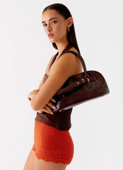 Agency Shoulder Bag - Chocolate
