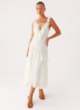 Celie Midi Dress - Ivory