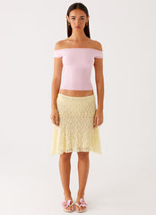 Coleman Knit Top - Pink