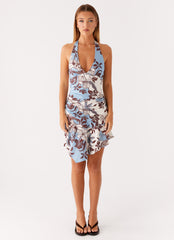 Colt Mini Dress - Bluewood Blossom