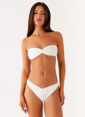 Delta Bikini Bottoms - White