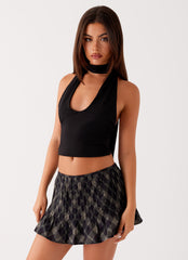 Dreamscape Mini Skirt - Check
