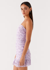 Ember Mini Dress - Lavender Meadow