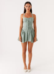 Fable Mini Dress - Sage