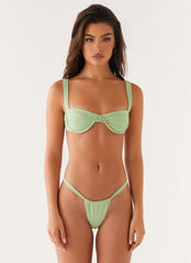 Gala Underwire Bikini Top - Mint
