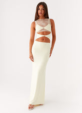 Imperial Maxi Dress - Yellow