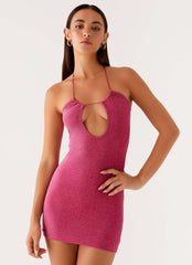 Jupiter Mini Dress - Raspberry