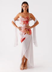 Loire Maxi Dress - Peach Rose