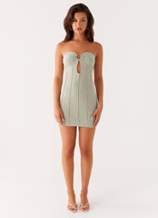 Love Affair Mini Dress - Sage