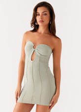 Love Affair Mini Dress - Sage