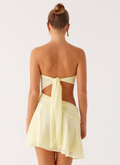 Marbella Mini Dress - Yellow