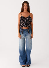 Midwest Low Rise Jeans - Powder Wash Blue