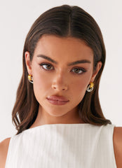 Nicolina Earrings - Gold/Silver
