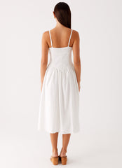 Phillipa Midi Dress - White