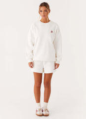 Signature Oversized Sweatshirt - Ivory