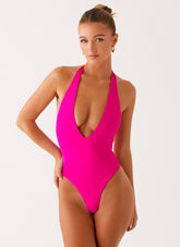 Delia One Piece Swimsuit - Fuchsia