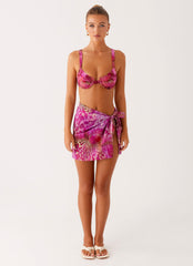 Ocean Is Calling Mini Sarong - Lavender Lagoon