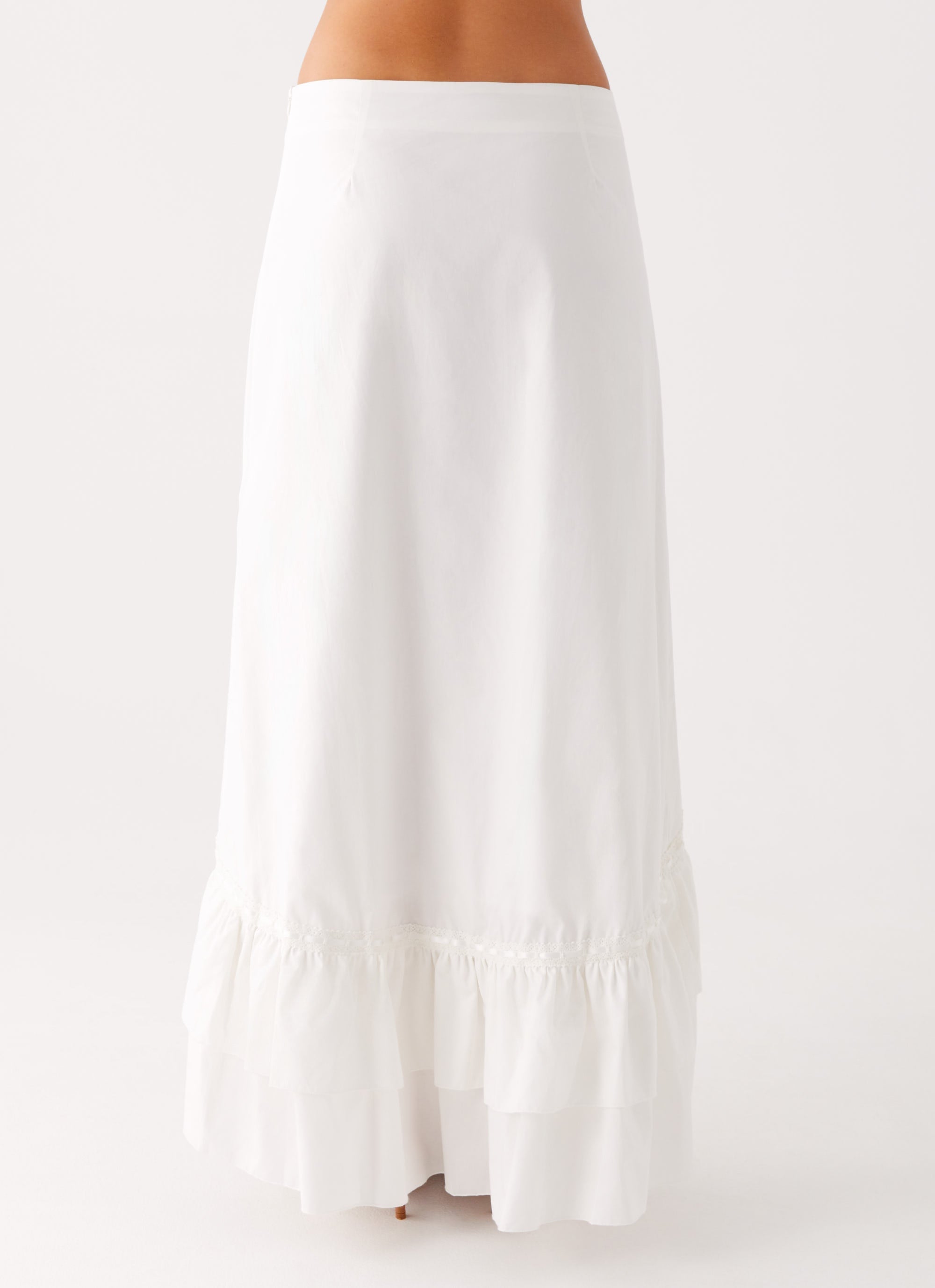 Alessandra Maxi Skirt - White