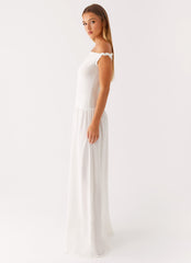 Ardella One Shoulder Maxi Dress - Ivory