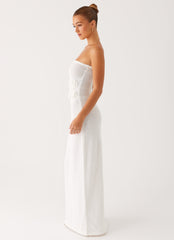 Arli Strapless Maxi Dress - Ivory