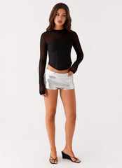 Aspire Long Sleeve Corset - Black