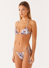 Calista Bikini Bottoms - Bluewood Blossom