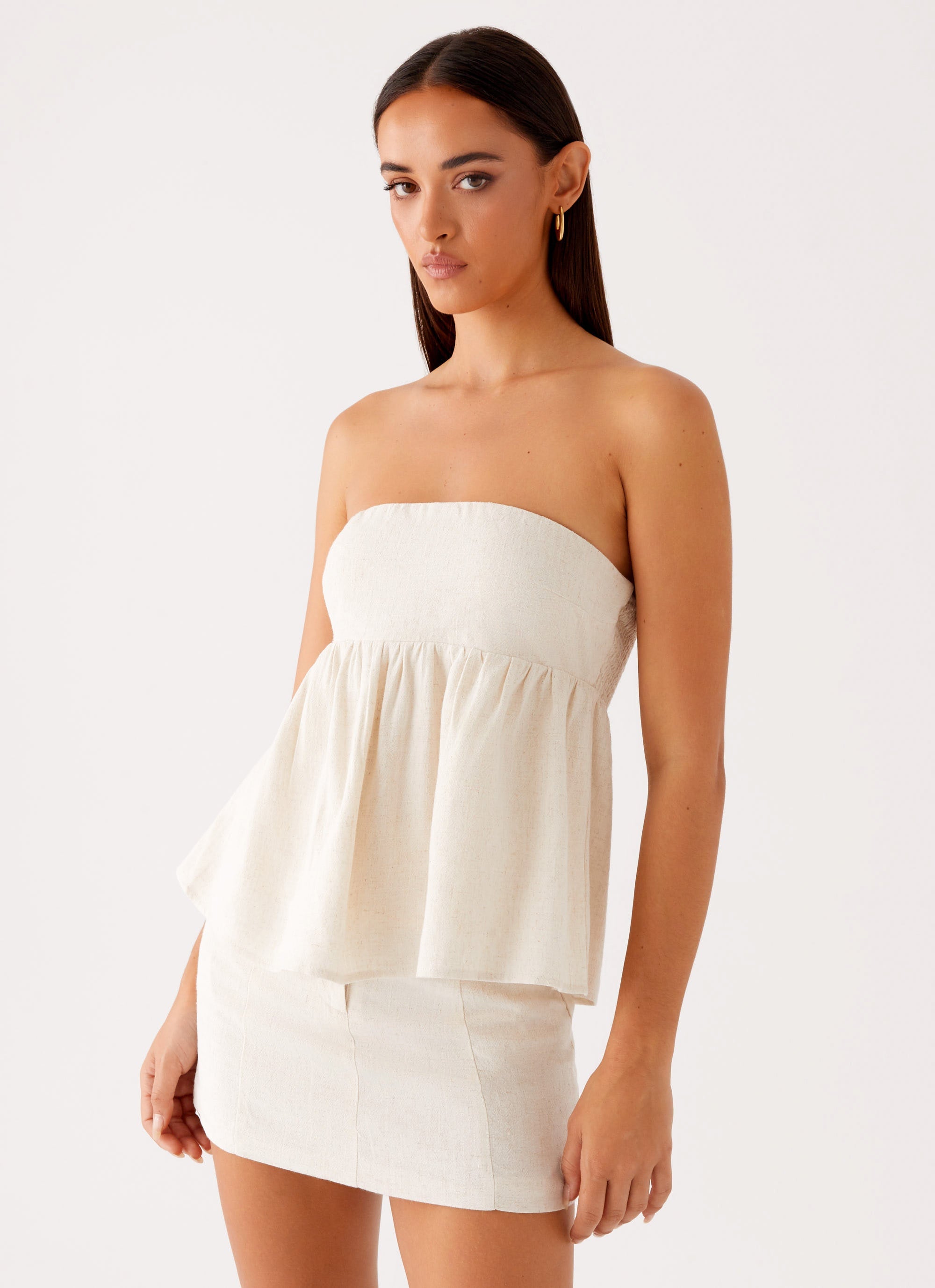 Cassie Tube Top - Oat