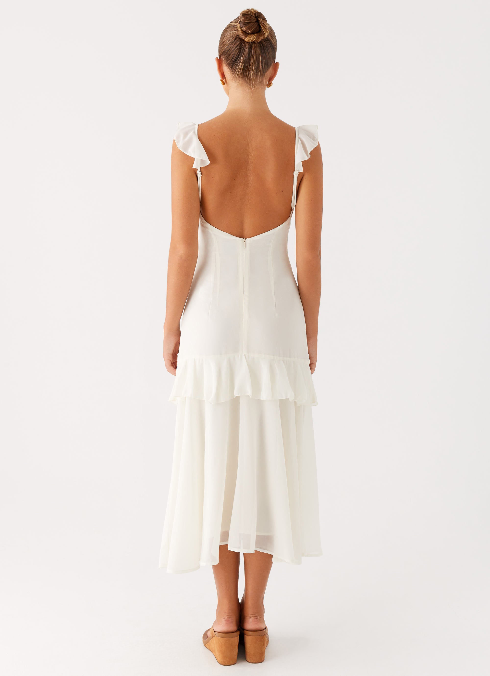 Celie Midi Dress - Ivory