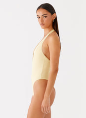 Delia One Piece Swimsuit - Yellow