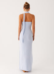 Eddie Knit Maxi Dress - Blue