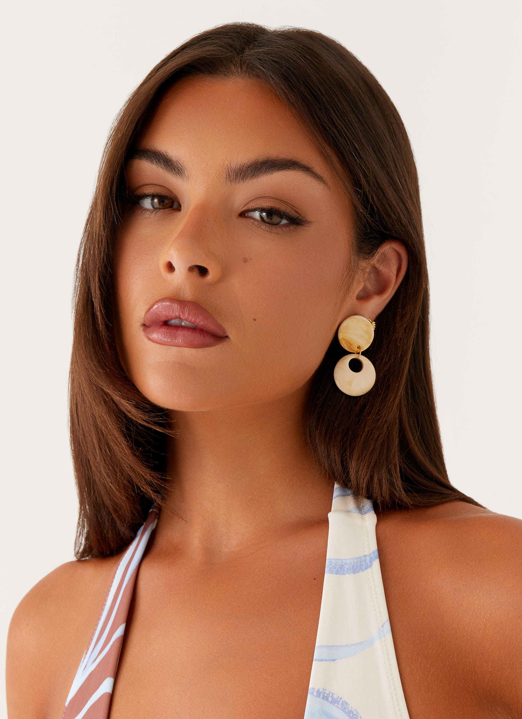 Eraz Earrings - Ivory