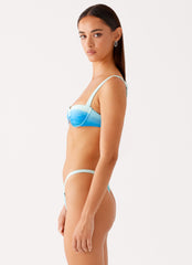 Gala Underwire Bikini Top - Blue Ombre