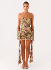 Georgie Mini Dress - Swirl Leo