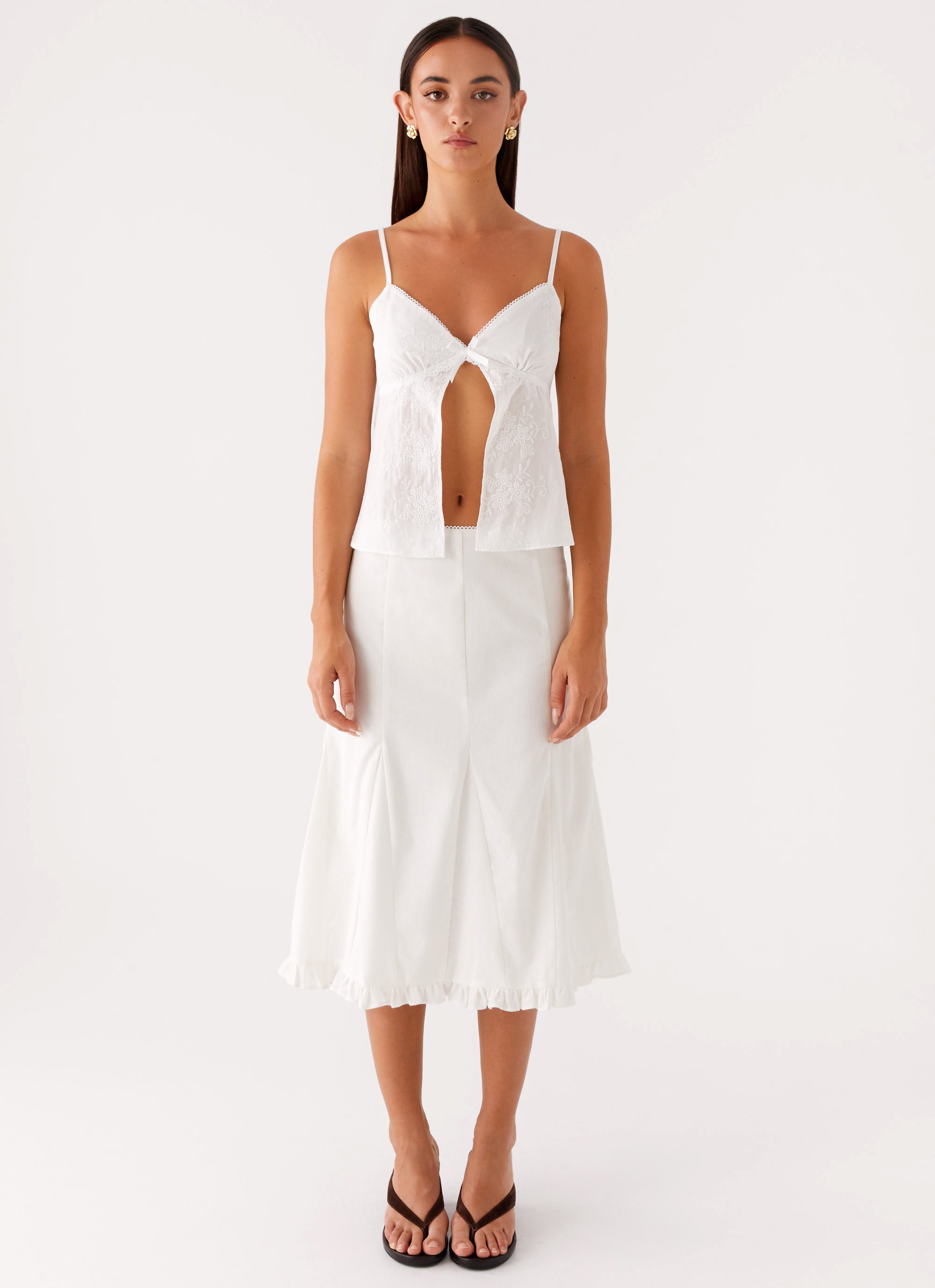 Irena Cami Top - White