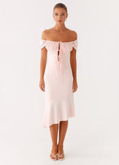 Katherine Midi Dress - Pink