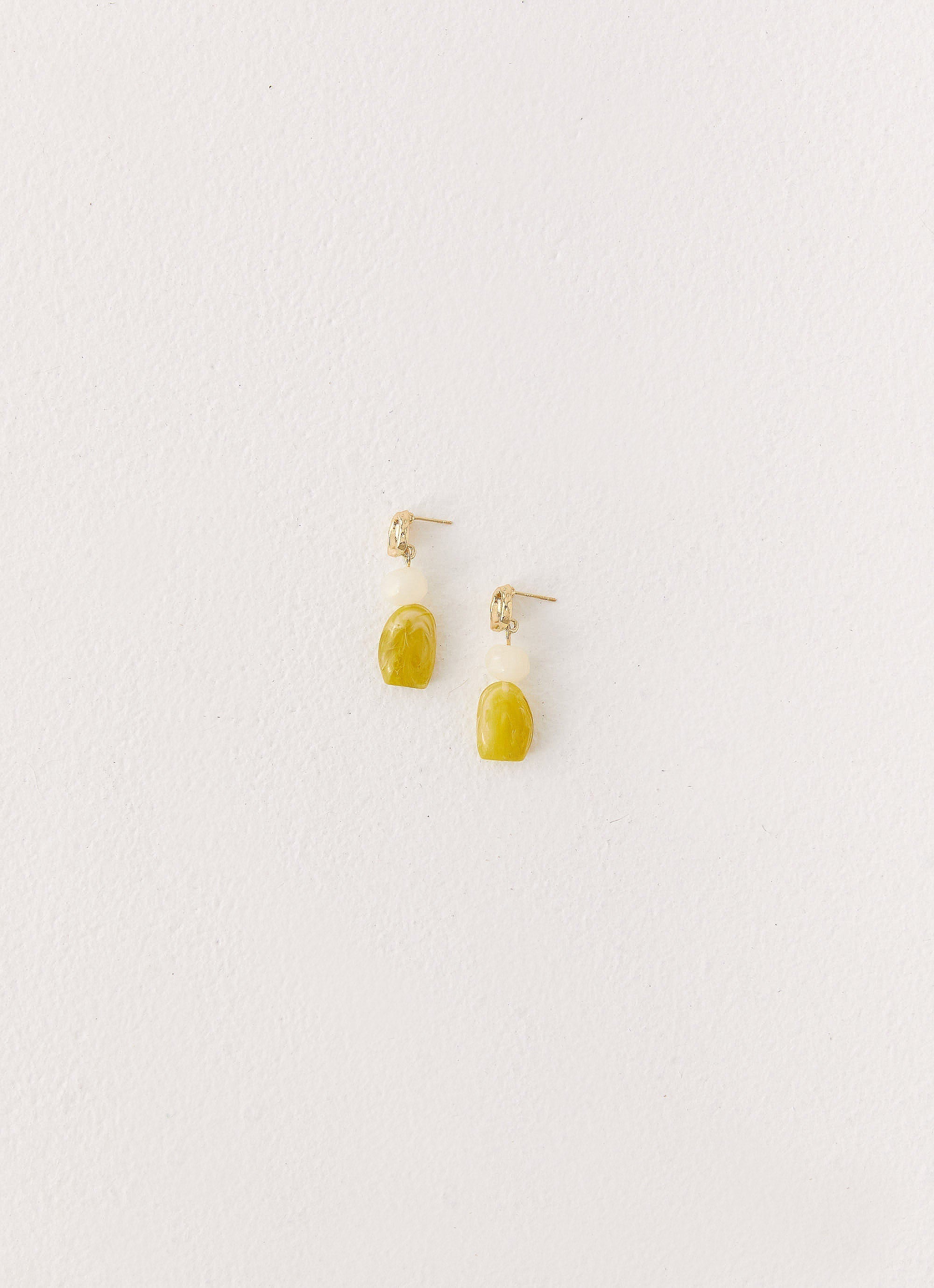 Lozano Earrings - Lime