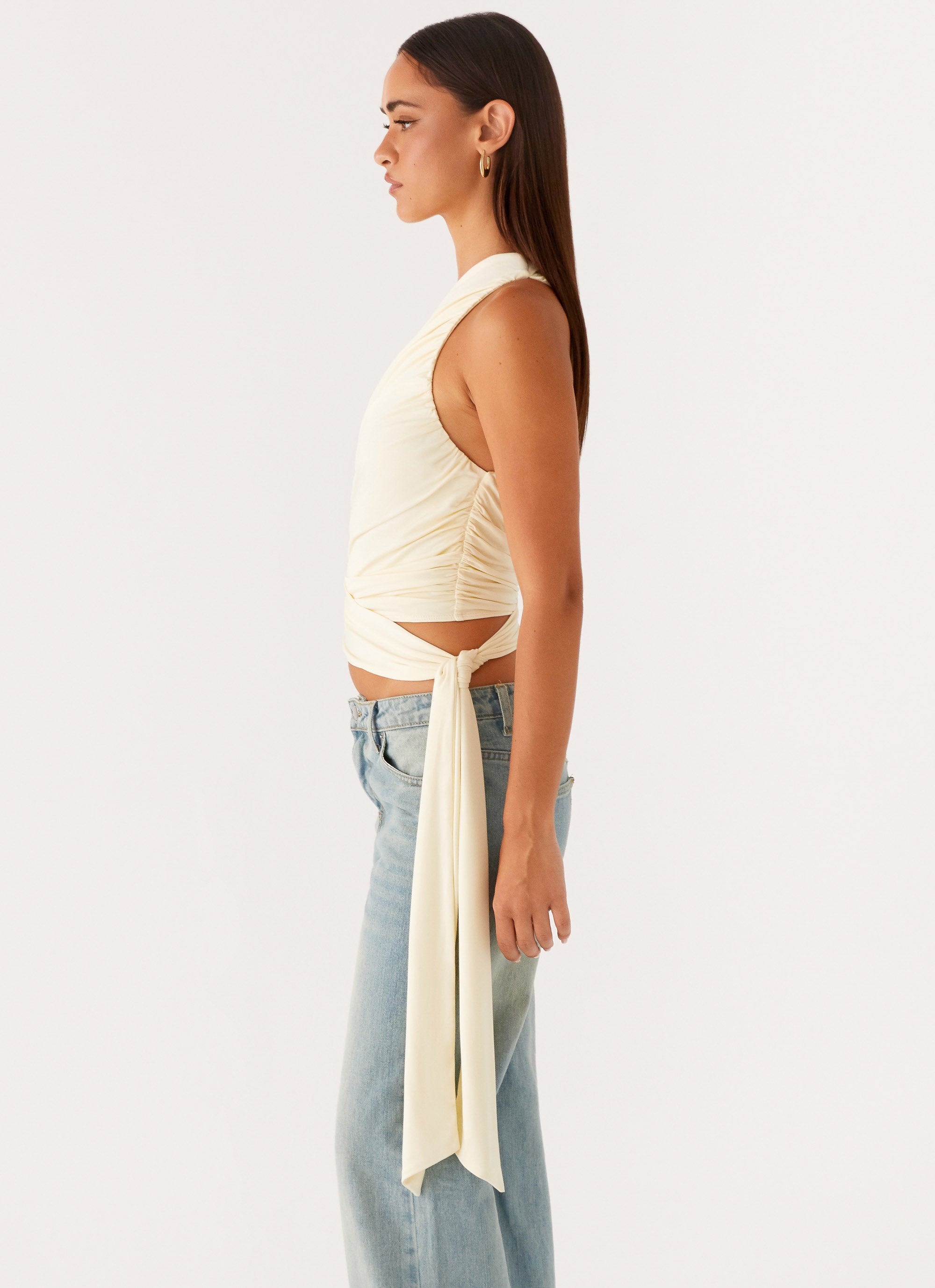 Merryn Top - Pale Yellow
