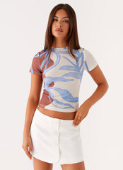 Mixie Low Rise Mini Skirt - Ivory