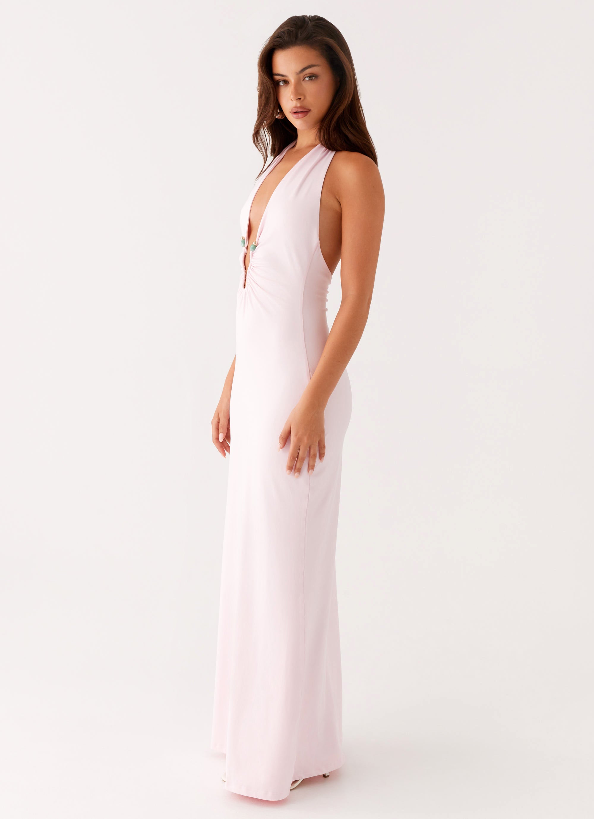 Nicola Maxi Dress - Pink