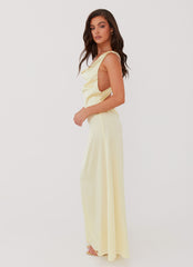 Musa Maxi Dress - Lemon