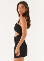 Pia Mini Dress - Black