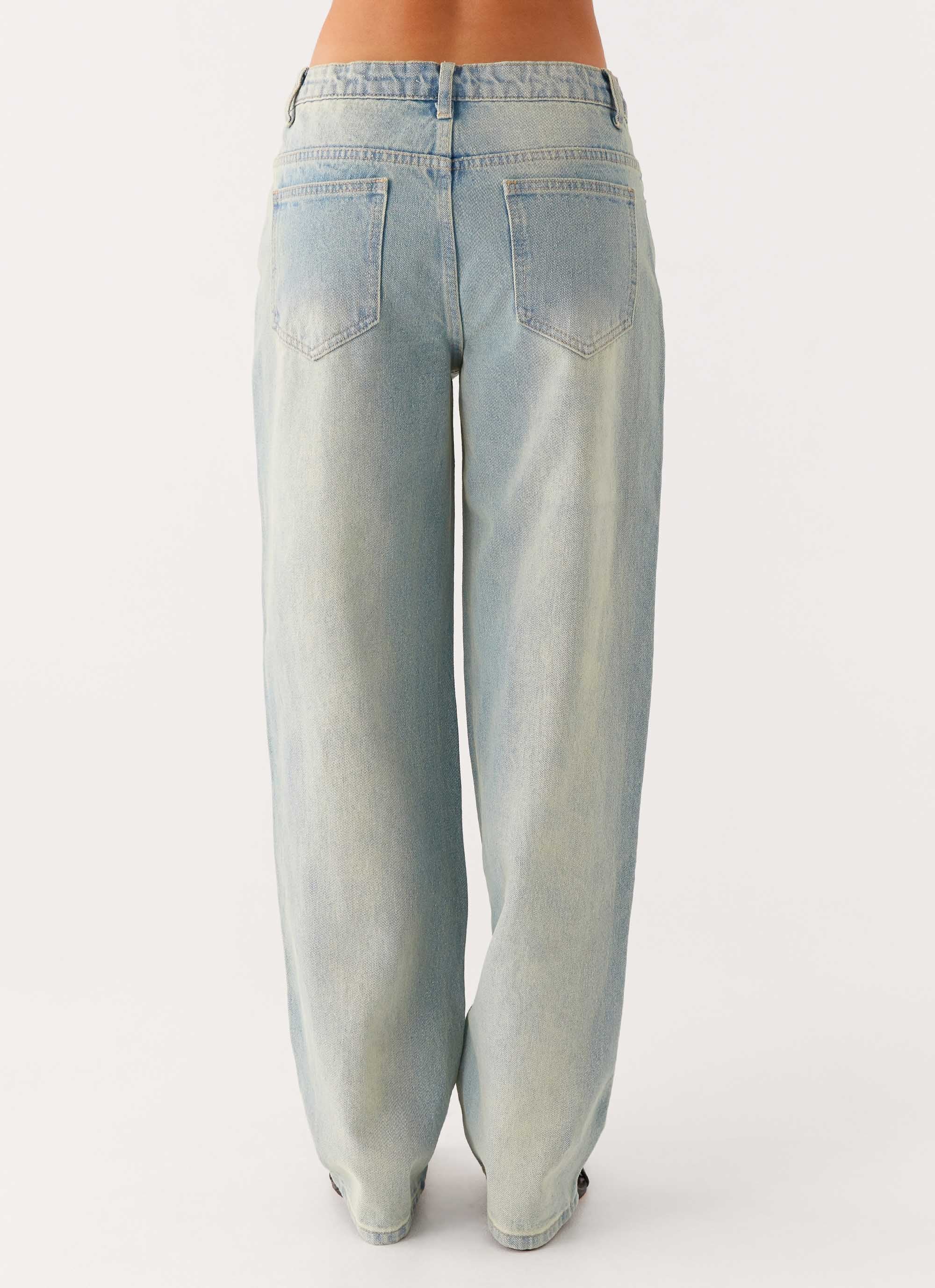 Poppy Low Rise Jeans - Vintage Denim