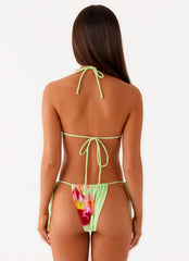 Rach Bikini Top - Green Tropical