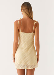 Remy Mini Dress - Yellow