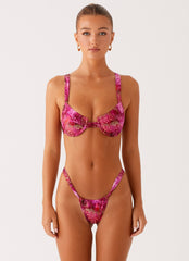 Airlie Balconette Bikini Top - Lavender Lagoon