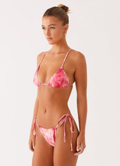 Calista Bikini Top - Flamingo Fling
